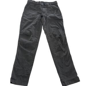 Lucky Brand Cargo Pants Womens 2 Gray The Cargo Stretch Workwear Utility 26